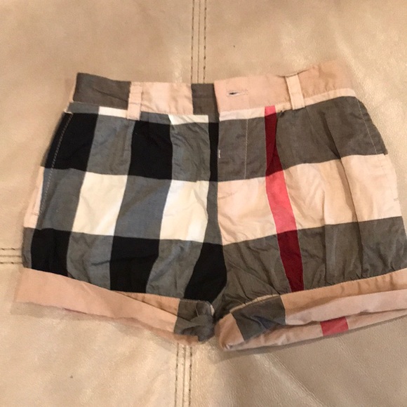 girls burberry shorts